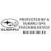 Produktbild 5 x ppsubarugpsblk GPS Schwarz Tracking Gerät Sicherheit Fenster Aufkleber 87 x 30 mm-car, Van Alarm Tracker