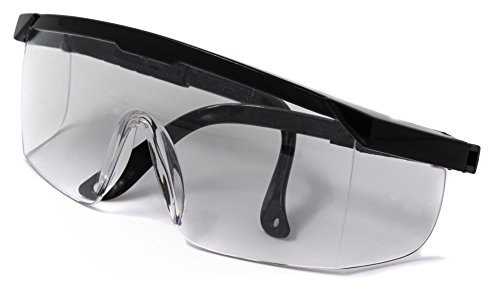 3x ACE Arbeitsbrille EN166 | Arbeits- und Überbrille gegen Spritzer, Dreck und Partikel | Farbe: klar - 2