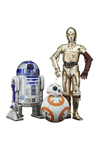 Kotobukiya - SW114 - Pack de 3 Figuras - Star Wars Episodio 7 - C3PO/R2-D2/BB-8