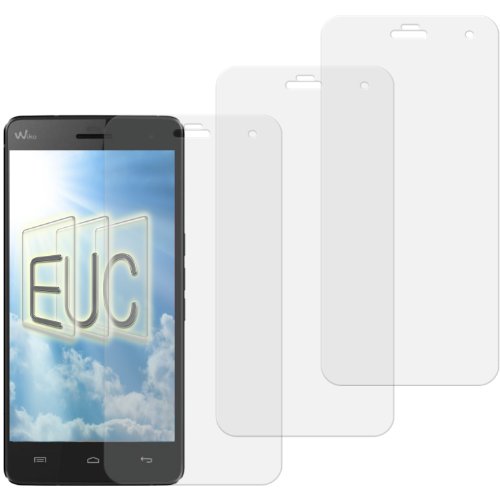 Preisvergleich Produktbild 3 x Displayschutzfolie klar / wie unsichtbar für Wiko Highway
