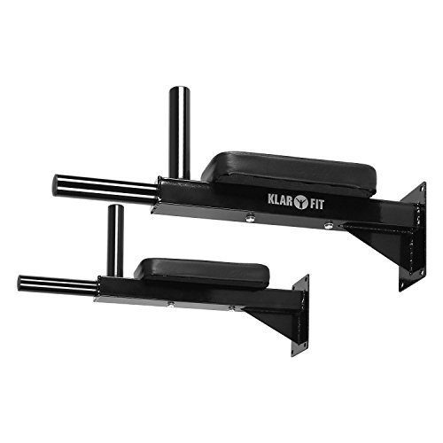 Klarfit Aparato de fondos y abdominales 67cm <150kg Negro