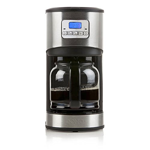 spécifications Domo Cafetière Programmable Inox Brossé