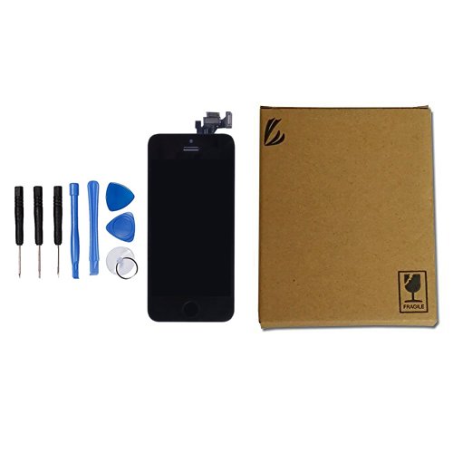 LL-TRADER-For-iPhone-5-LCD-Black-Full-Display-Assembly-Touch-Screen-Replacement-Digitizer-with-Front-Camera-Home-Button-Sensor-Cable-Pre-assembled-All-Required-Tools