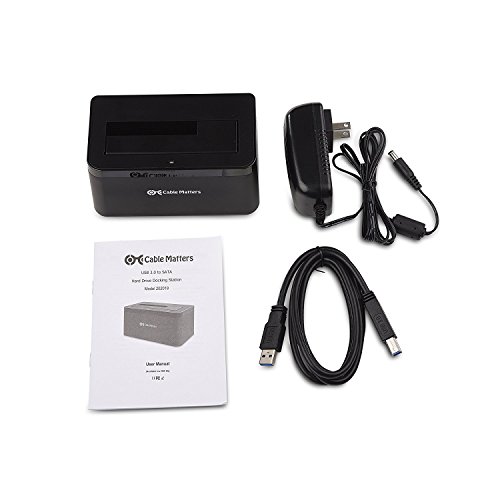 Cable Matters USB 3.0 zu SATA Hard Drive Docking Station - 4