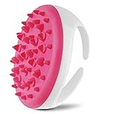 WAYCOM® Cellulite Massager Brush Mitt - Anti Cellulite Remover - Cellulite Brush - Reduce Cellulite - Remove Cellulite - Cellulite Cure - Anti Cellulite Treatment - Cellulite Reduction - Cellulite Removal - Lose Cellulite - Anti Cellulite Roller to Be Used with Cellulite Cream or Cellulite Oil. 100% Satisfaction Guaranteed! NO Hassle Money Back/Replacement Guarantee for 90 Days!(Red)