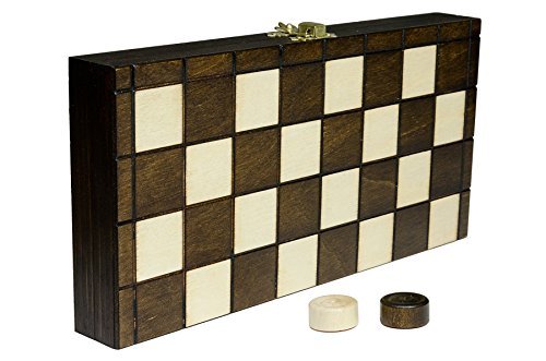 DAMAS DAMAS - 25cm/9,9 en artesanal madera juego de mesa