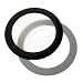 Produktbild DEMCiflex Staubfilter rund 92mm schwarz/weiß