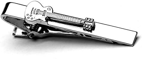 Libero Designs Les Paul Guitar Tie Clip, Tie Slide - Great Guitar Teacher Gift Idea