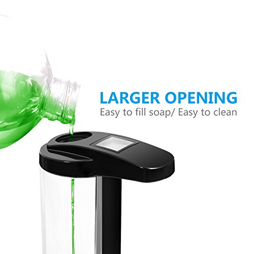 Lifewit Automatischer Seifenspender mit LED Dispaly Seifendosierer No Touch Flüssigseifenspender Infrarot Sensor für Küche und Bad 250ML - 5