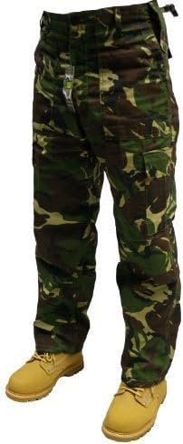 Adults Army Combats Trousers (30W 32L, woodland)