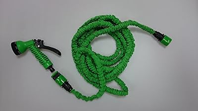 Tuyau d'arrosage révolutionnaire avec une technologie rétractable et 2 raccords automatiques (style Gardena ©). Augmente automatiquement de 3 fois sa longueur. Longueur sous pression: 23m
