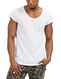 trueprodigy Casual Hombre marca Camiseta basico ropa retro vintage rock vestir moda cuello redondo manga corta slim fit designer cool urban fashion t-shirt color blanco 1073139-2000