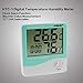 Produktbild HTC-1 Indoor LCD Elektronische Digitale Temperatur-Und Feuchtigkeitsmessgerät Raumthermometer Hygrometer Wecker Wetterstation (Farbe: Grün)