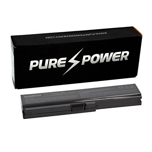 PURE⚡POWER® PLUS Laptop Akku für Toshiba Satellite L755-10C mit den original Zellen von Samsung SDI (10.8V, 5200 mAh, schwarz, 6 Zellen)