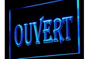 ADVPRO Enseigne Lumineuse j162-b OUVERT OPEN Shop Neon