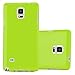 Produktbild Cadorabo Hülle für Samsung Galaxy Note 4 - Hülle in Jelly GRÜN – Handyhülle aus TPU Silikon im Jelly Design - Silikonhülle Schutzhülle Ultra Slim Soft Back Cover Case Bumper