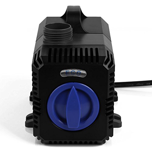SPEED Super ECO Teichpumpe Filterpumpe Energiespar Wasserpumpe Koiteich Bachlaufpumpe (3000-12000L/H)3000L/H - 8