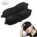 Produktbild 3D Schlafmaske Herren Damen, Augenmaske mit Gewlbter Form f¨¹r Komplette Dunkelheit und Freies Bewegen der Augen, (Schwarz4)