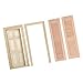 Produktbild FLAMEER 1/12 Puppenhaus Miniatur Holz 6 Panel Innentür Fensterläden DIY Zubehör