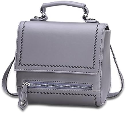 Lady bag handbag about the European fashion line single shoulder bag-gray