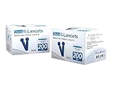 GlucoRx Sterile Lancets (30g), 200 Pack