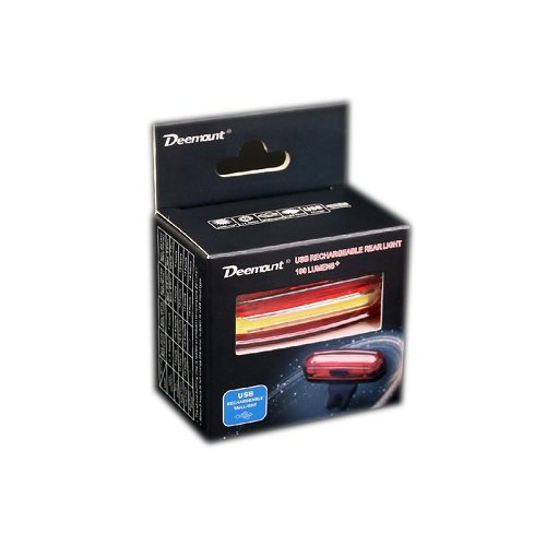 Awnic USB Wiederaufladbar Fahrrad Rücklicht LED Fahrradlicht 240° Sichtbar 16 Rote COB LED Bis zu 10h 4 Modi Memory-Funktion Wasserdicht Geeignet für Helm und Fahrrad, etc - 8