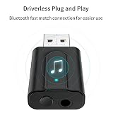 Fuente de alimentación USB: cárguela en el puerto USB y conéctela al dispositivo mediante el adaptador de audio (incluido) mientras lo usa, nunca se preocupe de que se quede sin energía cuando escuche música.