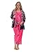 Tartan Floral Print Nightwear Cerise XxXL
