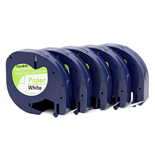 yenlok 5X Cintas Compatible con Dymo 91200 S0721510 12mm X 4m Papel Blanco para Dymo LetraTag LT-100H LT-100T LT-110T QX 50 XR XM 2000 Plus 5 Paquete reviews yenlok 5X Cintas Compatible con Dymo 91200 S0721510 12mm X 4m Papel Blanco para Dymo LetraTag LT-100H LT-100T LT-110T QX 50 XR XM 2000 Plus 5 Paquete