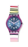 Swatch Damen Analog Quarz Uhr mit Silikon Armband GP153