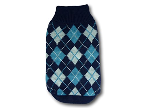 Dark-Blue-Argyle-Jumper-Sweater-teacup-to-small-breed-dogs-Cara-Mia-Dogwear