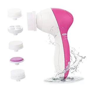 Portable?5 in 1 Electric Facial Cleaner Multifunction Massager, Face Massage Machine For Face, Facial Machine, Beauty Massager, Facial Massager For Women