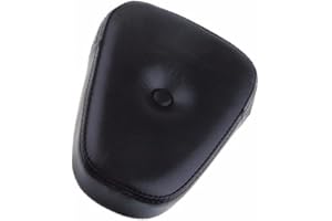 BHYSHOP Black Sissy Bar Rear Backrest Cushion Rest Pad