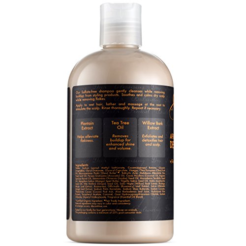 Shea Moisture African black Soap Deep Cleansing Shampoo, 1er Pack (1 x 384 ml) - 2