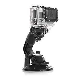 NEOHOOK Suction Cup Mount Compatible for Go Pro Max/Go Pro Hero 8/7/6/5/4/3+/3/Session/GO PRO Hero 2018/ DJI OSMO Action Camera