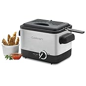 Cuisinart CDF-100 Compact 1.1-Liter Deep Fryer, Brushed Stainless Steel