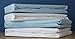 Dudu N Girlie Mini Cot Cotton Jersey Fitted Sheets,100x50 cm (Pack of 2) (White & Blue)