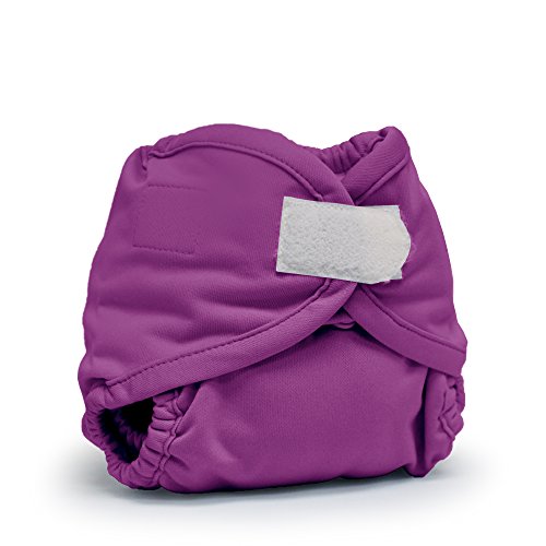 Kanga Care  Girls Newborn Velcro Cloth Nappy Cover (0 - 3 Months, Purple Orchid)