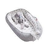 ✔Ultra comodidad para los más pequeños: ambiente cómodo y relajante, seguro para dormir. Ideal para tiempo de barriguita, evita que se enrolle con funda extraíble.