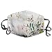 Produktbild Vbnbvn Mundmaske,Wiederverwendbar Anti Staub Schutzhülle, Dustproof Washable Reusable Watercolor Leaves Flower Mouth Cover Mask Respirator Germ Protective Safety Warm Windproof Mask
