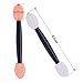eBoot Disposable Dual Sided Eyeshadow Brush Sponge Tipped Oval Makeup Applicator, 100 Packs