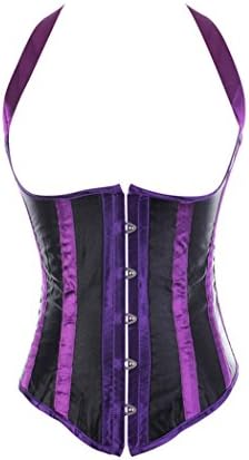 Steampunk Punk Rock Halter Neck Underbust Corset Waistcoat Top