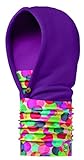Gestión de la humedad Buff pañuelo Multifuncional para niños con Capucha Junior Blobs Talla:Talla única