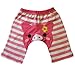 Baby and Toddler Cool Cotton Shorts by Dotty Fish girls Pink Stripe design - 90cm/12-24 months
