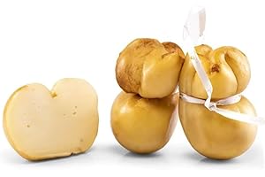 AMANTI TASTE AND PASSION Scamorza di Latte di Bufala Affumicata | Caseificio Mail | Formaggio Fresco | 4 Pezzi da 250Gr | 1Kg | Battipaglia | Campania