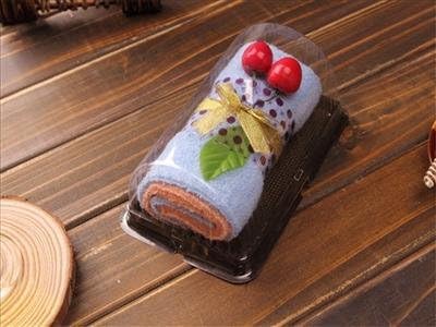 25 PCS Premium Plastic Holder Box w/ Clear Top for Individual Single-Serving Cake Pie Slices