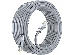 Sadow Ethernet 5 Meter|16.5 Feet Lan Cable CAT6 Internet Cable RJ45 LAN Wire High Speed LAN/Patch Computer Cable (Grey)et Cable CAT6 Internet Cable RJ45 LAN Wire High Speed LAN/Patch Computer Cable (Grey) (5 Meter)