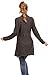 Happy Mama Women's Maternity Waterfall Cardigan Cable Knit Coat Long Wrap 326p (Graphite, ONE SIZE UK 8/10/12)