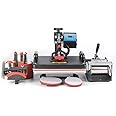 Earthtrack 5 in 1 Combo Heavy Duty Machine Sublimation Printing Machine Full Setup with Printer