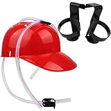 UChic 1 STÜCKE Getränkehalter Helm Trinkhalme Kunststoff Handfree Bier Trinken Hut Faul Helm Gastgeschenke für Kinder Geburtstagsgeschenke